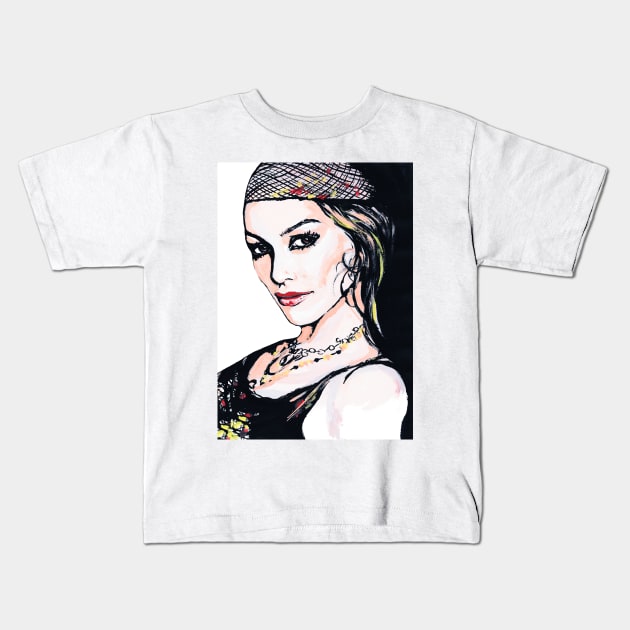 Jennifer Kids T-Shirt by Svetlana Pelin